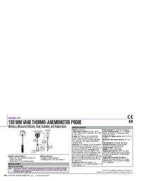 Thumbnail of document Data Sheet - VP3 100 MM Vane Thermo-Anemometer Probe